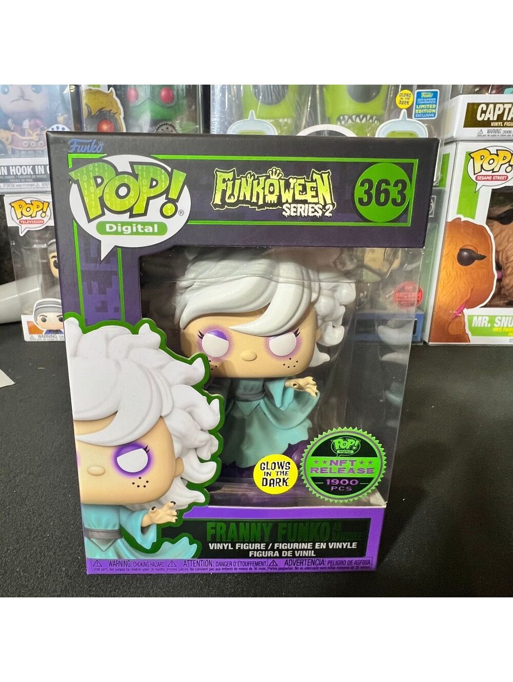Funko Pop Digital Franny Funko Banshee 363 Funkoween Series 2 NFT GITD 1900 Pcs